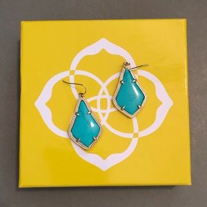 Kendra Scott earrings in turquoise
